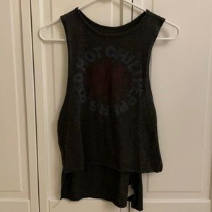 Red Hot Chili Peppers high low band tank